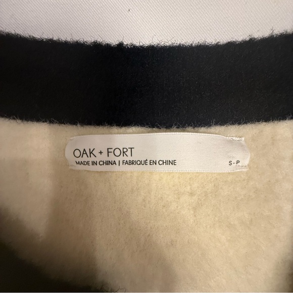 oak fort fuzzy color block cardigan - Picture 10 of 10